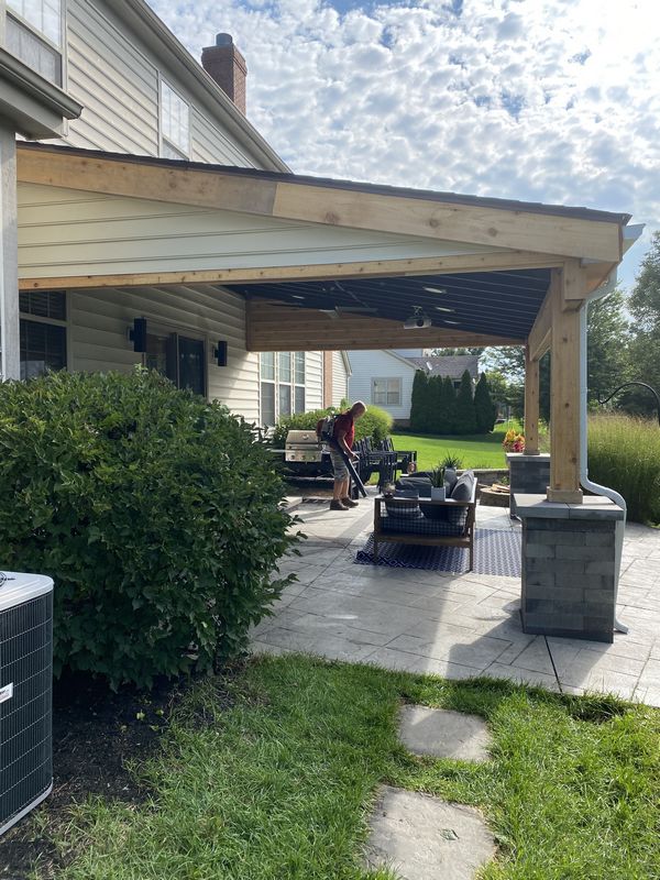 After: Covered Patio